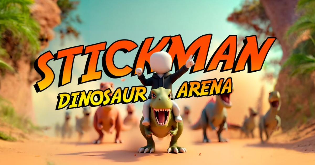 Stickman: Dinosaur arena Cover