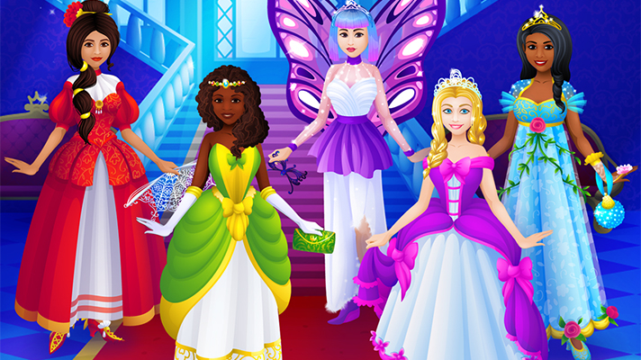Cinderella Dress Up Girl Cover