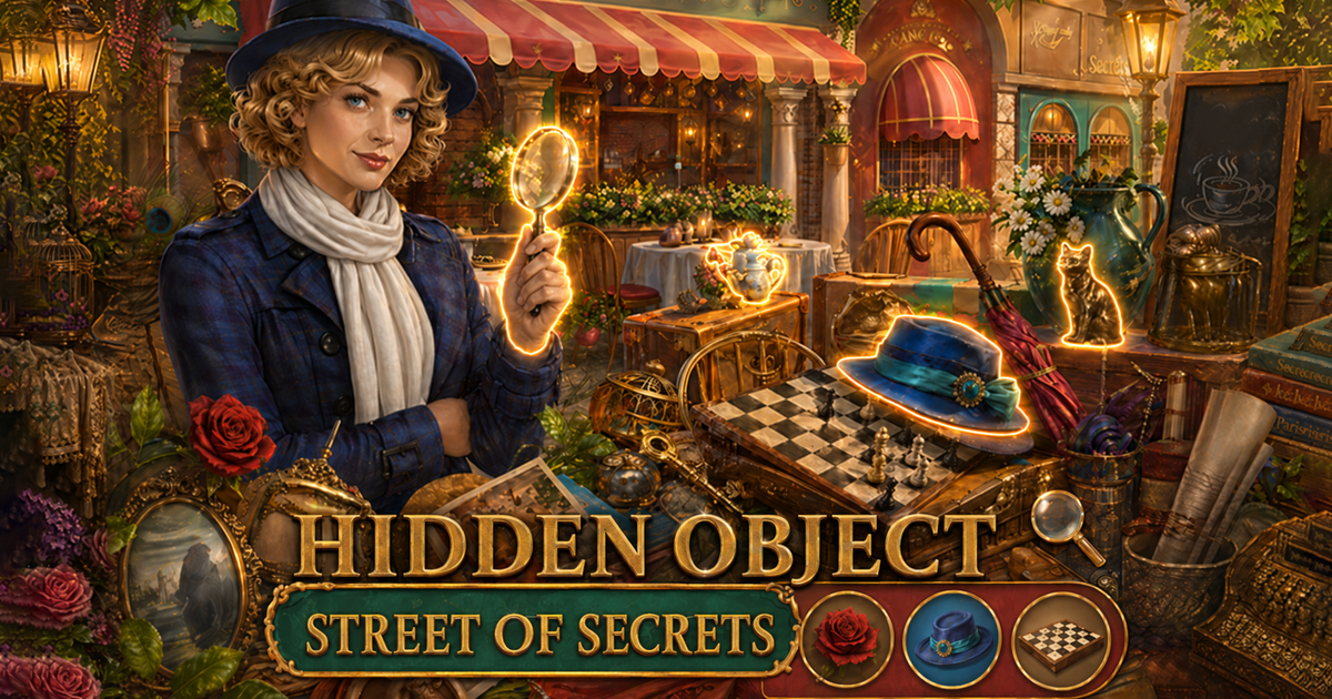 Hidden Object: Street Of Secrets Cover